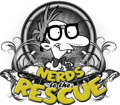 Nerds to the Rescue mascot